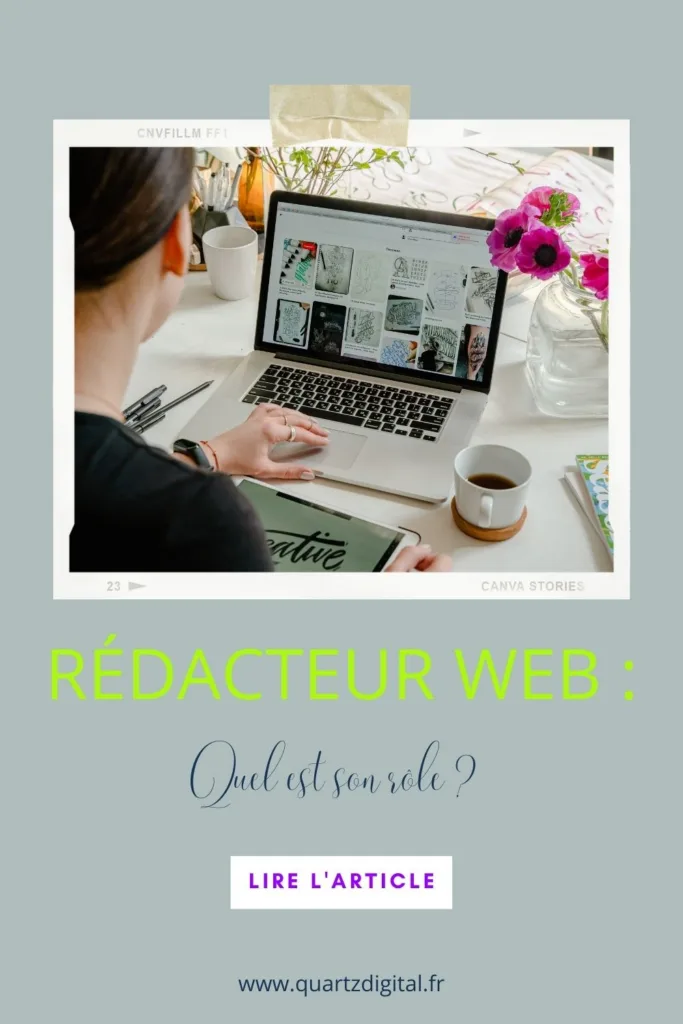 Quel est le rôle d'un rédacteur web ?